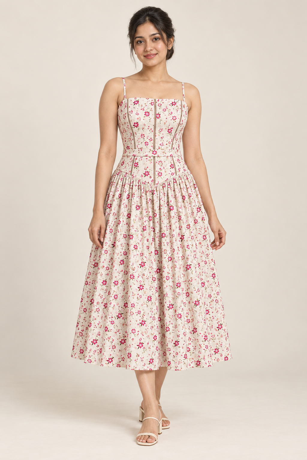 Florenne in Raspberry Floral