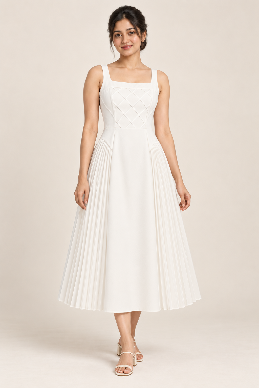 Céleste in White